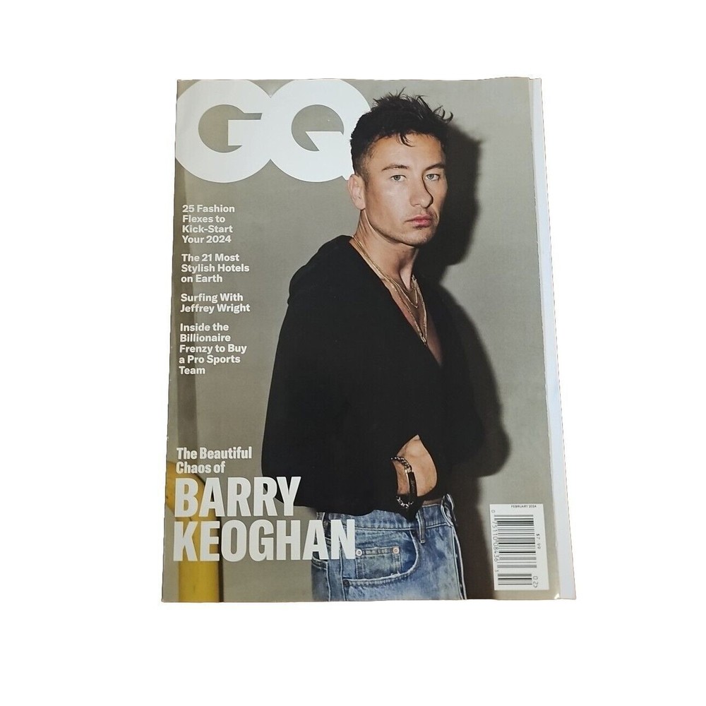 GQ Magazine US Edition February 2024 The Beautiful Chaos of Barry Keoghan